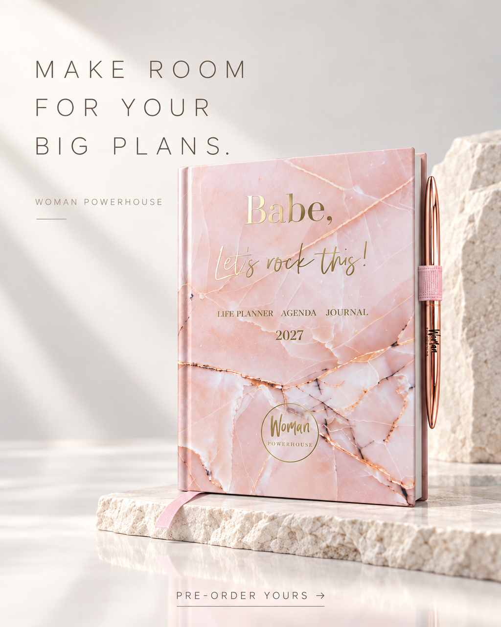 Undated Life Planner, Agenda & Journal in One | PRE-ORDER + FREE PEN UNTIL 31 OCT