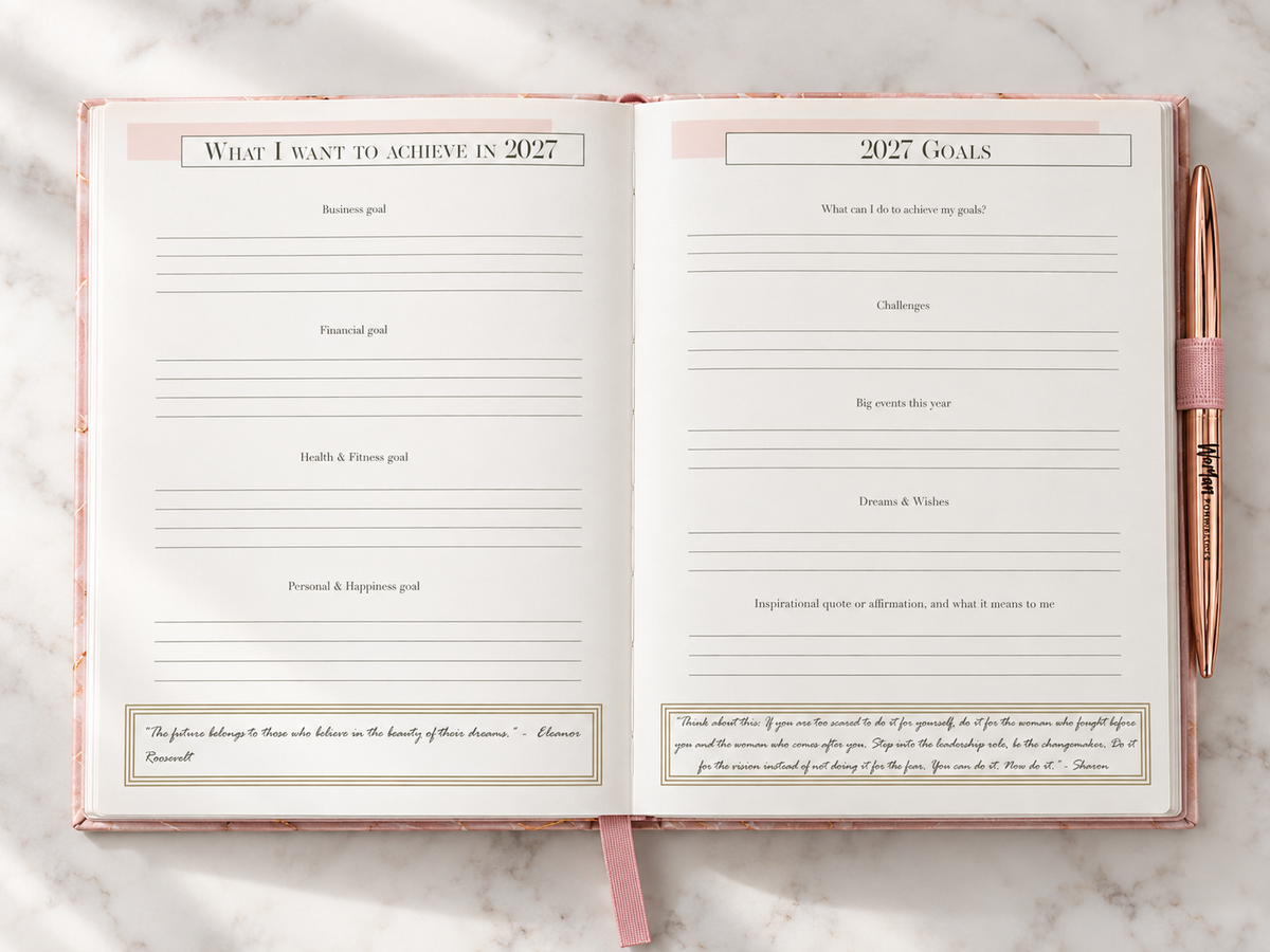 Undated Life Planner, Agenda & Journal in One | PRE-ORDER + FREE PEN UNTIL 31 OCT