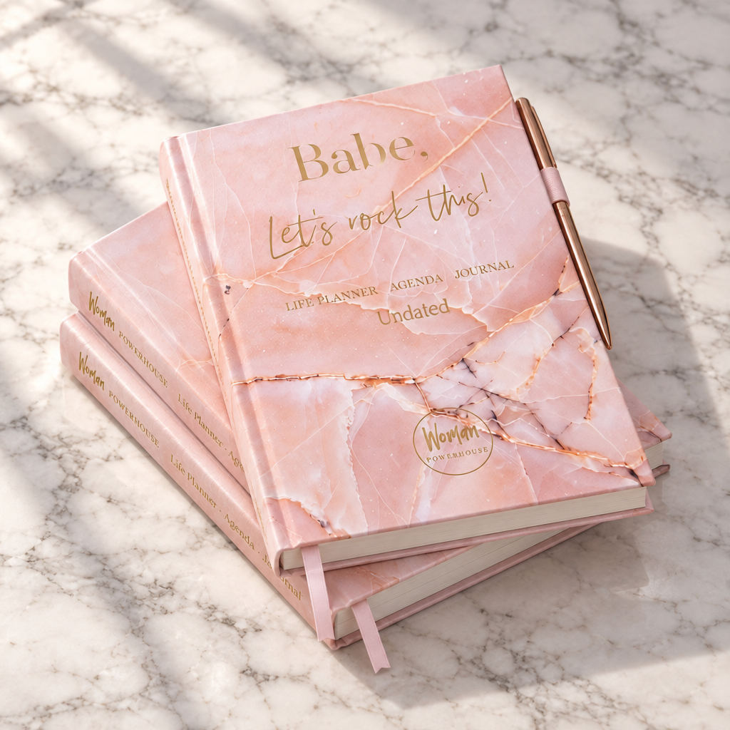 PRE-ORDER + FREE PEN UNTIL 31TH OCT | Undated Life Planner, Agenda and Journal in one