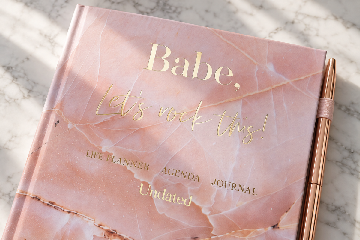 PRE-ORDER + FREE PEN UNTIL 31TH OCT | Undated Life Planner, Agenda and Journal in one